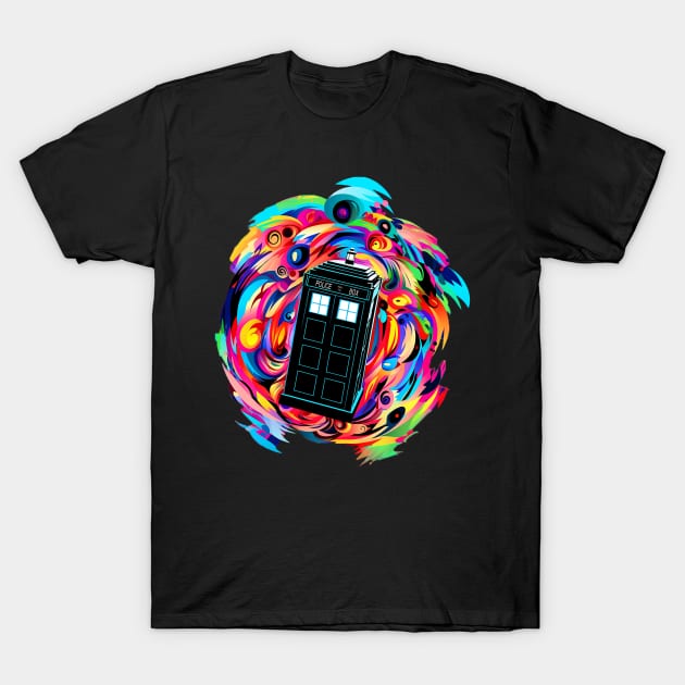 dr who T-Shirt by a cat cooking